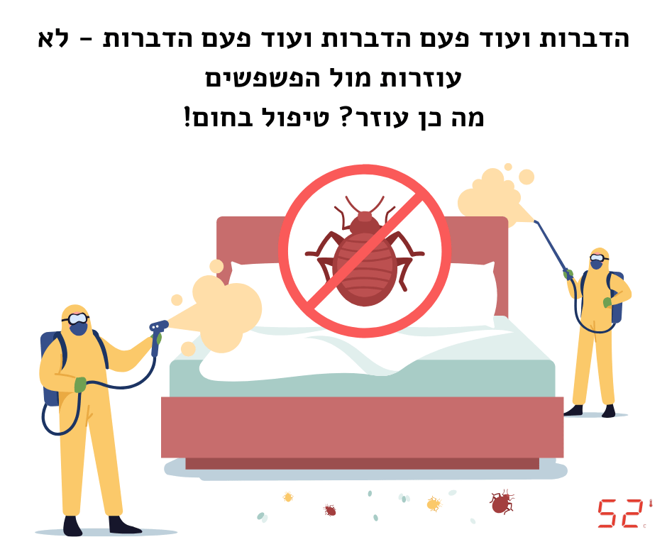 המלצות על 52 מעלות - פשפש המיטה טיפול בחום